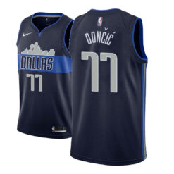 Dallas Mavericks Luka Doncic Navy Statement Jersey