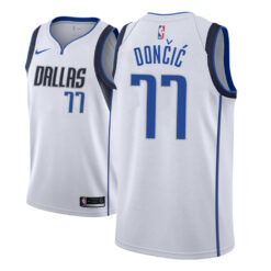 Dallas Mavericks Luka Doncic White Association Jersey