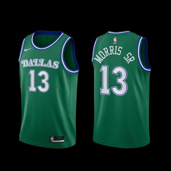 Dallas Mavericks Markieff Morris 2022-23 Classic Edition Jersey Green Dallas Mavericks Markieff Morris 2022-23 Classic Edition Jersey Green