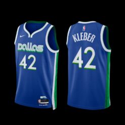 Dallas Mavericks Maxi Kleber 2022-23 City Edition Jersey Blue