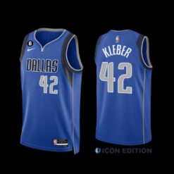 Dallas Mavericks Maxi Kleber 2022-23 Icon Edition Jersey Royal