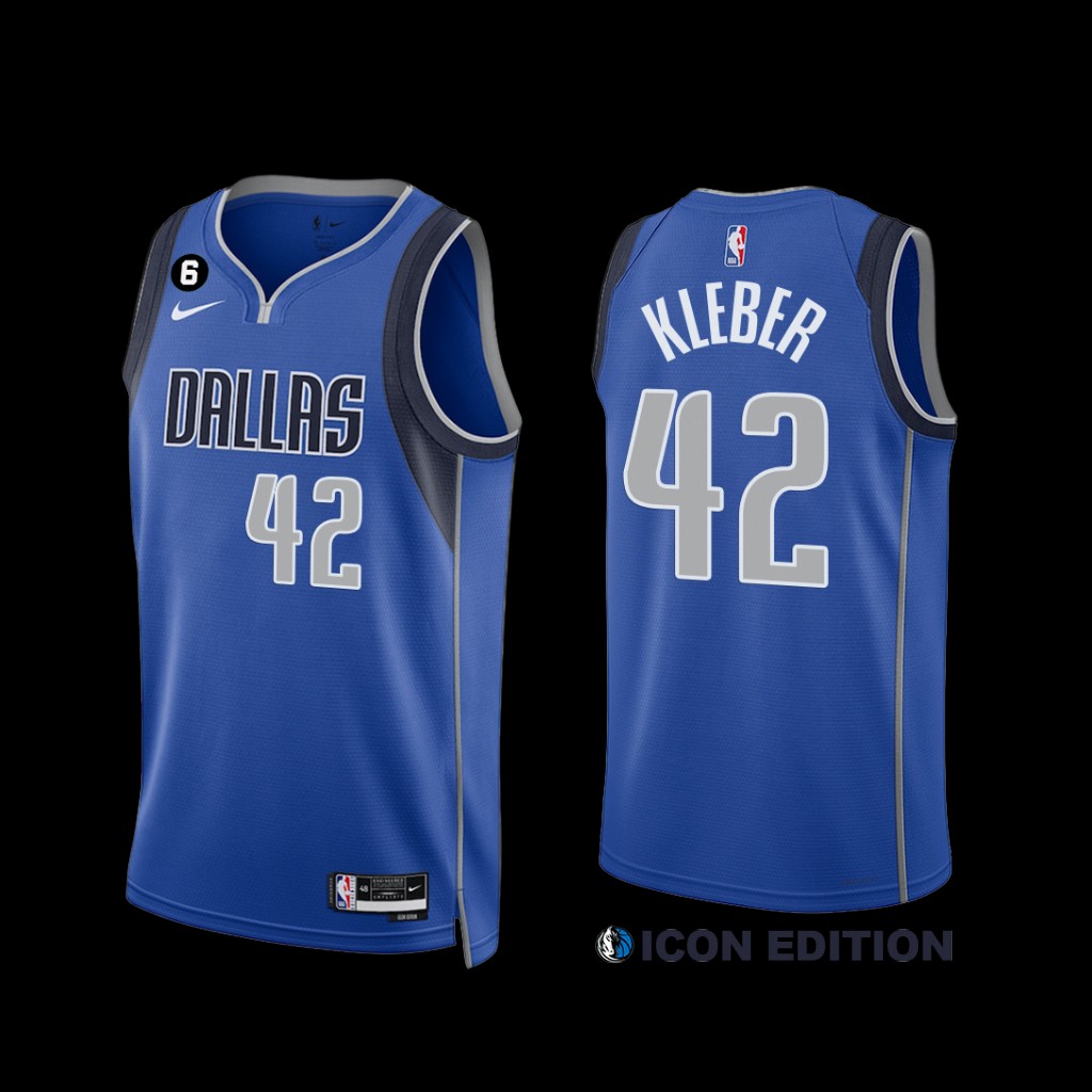 Dallas Mavericks Maxi Kleber 2022-23 Icon Edition Jersey Royal Dallas Mavericks Maxi Kleber 2022-23 Icon Edition Jersey Royal