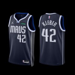 Dallas Mavericks Maxi Kleber 2022-23 Statement Edition Jersey Navy