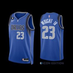 Dallas Mavericks McKinley Wright IV 2022-23 Icon Edition Jersey Royal
