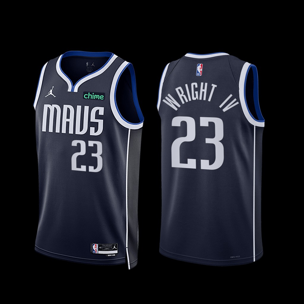 Dallas Mavericks McKinley Wright IV 2022-23 Navy Statement Edition Jersey Dallas Mavericks McKinley Wright IV 2022-23 Navy Statement Edition Jersey
