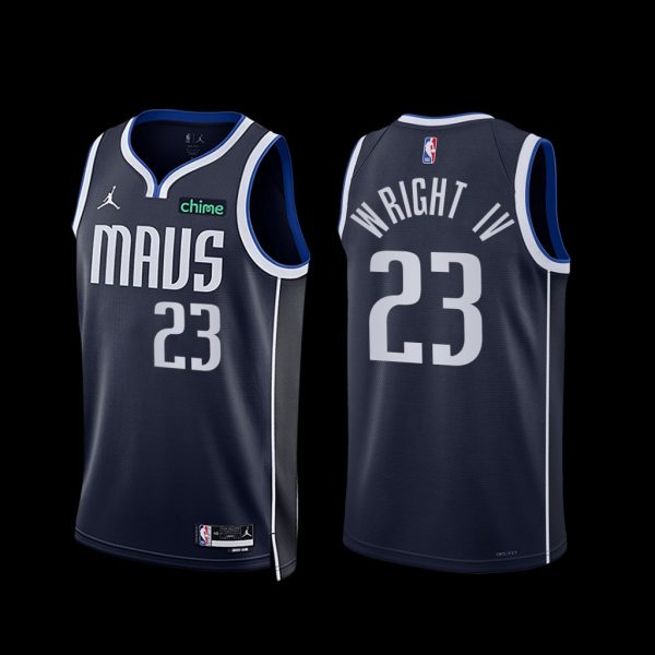 Dallas Mavericks McKinley Wright IV 2022-23 Navy Statement Edition Jersey Dallas Mavericks McKinley Wright IV 2022-23 Navy Statement Edition Jersey