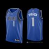 Dallas Mavericks Theo Pinson 2022-23 Navy Statement Edition Jersey