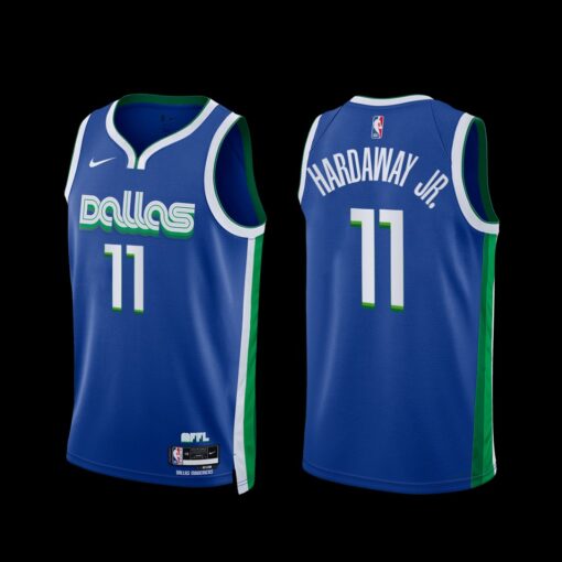 Dallas Mavericks Tim Hardaway Jr. 2022-23 City Edition Jersey Blue