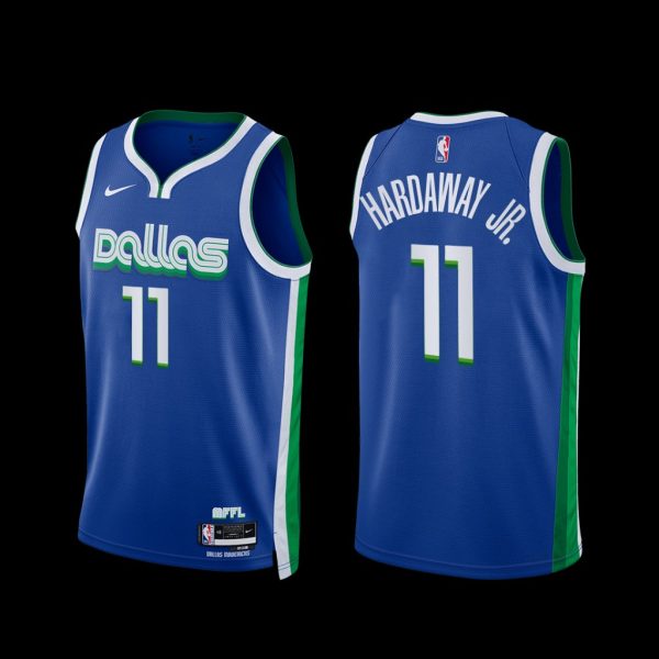Dallas Mavericks Tim Hardaway Jr. 2022-23 City Edition Jersey Blue Dallas Mavericks Tim Hardaway Jr. 2022-23 City Edition Jersey Blue