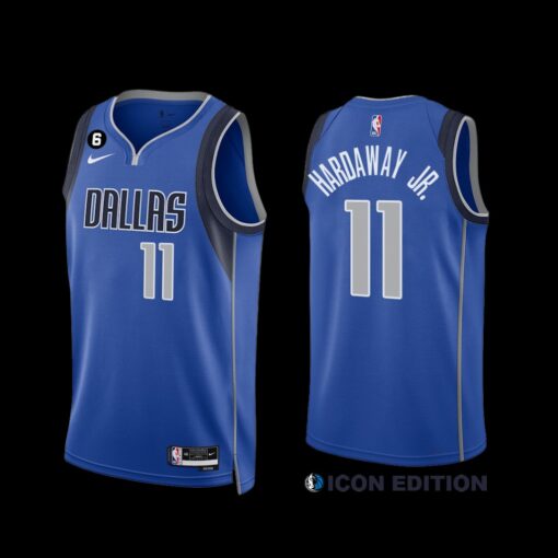 Dallas Mavericks Tim Hardaway Jr. 2022-23 Icon Edition Jersey Royal