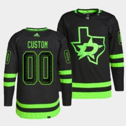 Dallas Stars Custom Alternate Black Jersey