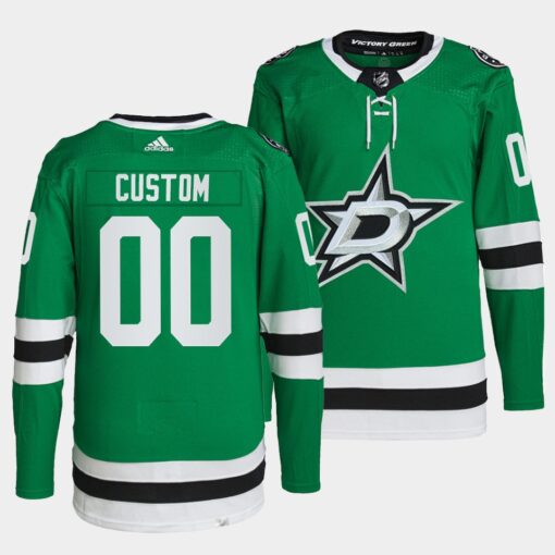 Dallas Stars Custom Home Green Jersey