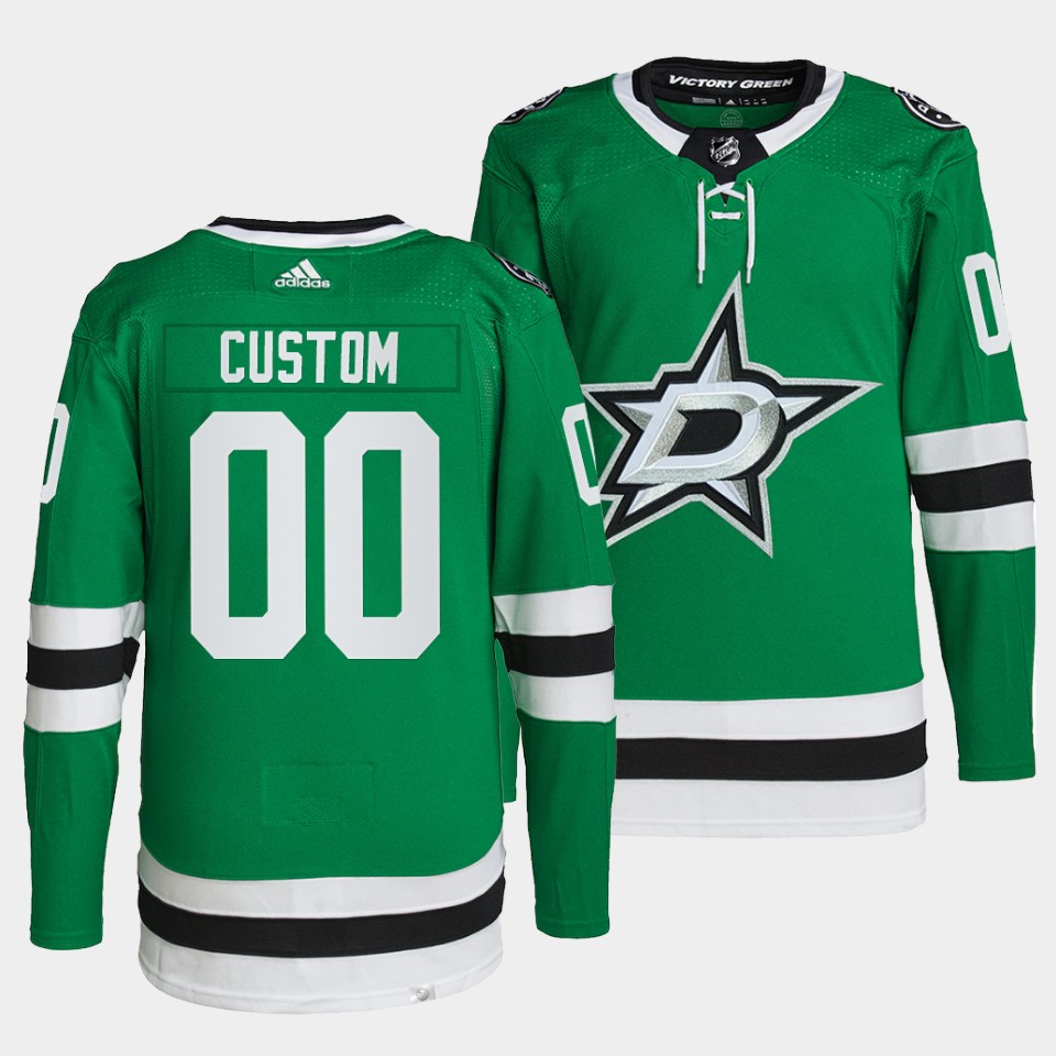 Dallas Stars Custom Home Green Jersey Dallas Stars Custom Home Green Jersey