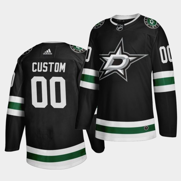 Dallas Stars Custom New Uniform 2021 Classic Edition Black Jersey Dallas Stars Custom New Uniform 2021 Classic Edition Black Jersey