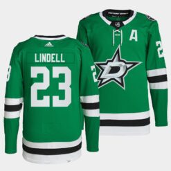 Dallas Stars Esa Lindell Home Green Jersey