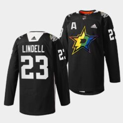 Dallas Stars Esa Lindell Pride Night Black Jersey