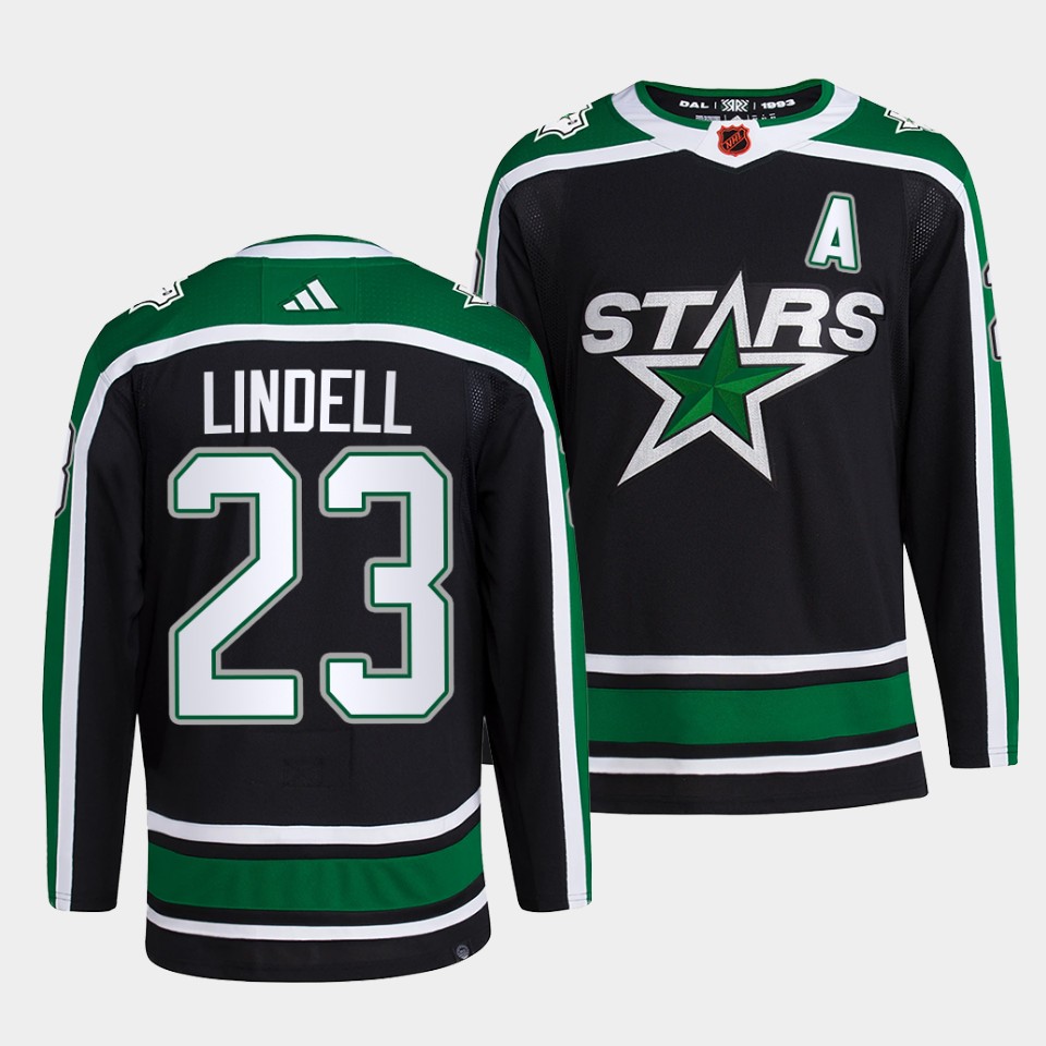 Dallas Stars Esa Lindell Reverse Black Jersey Dallas Stars Esa Lindell Reverse Black Jersey