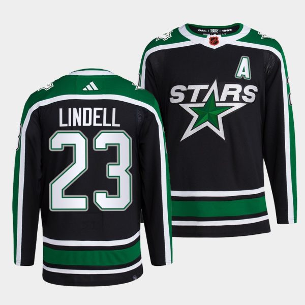 Dallas Stars Esa Lindell Reverse Black Jersey Dallas Stars Esa Lindell Reverse Black Jersey