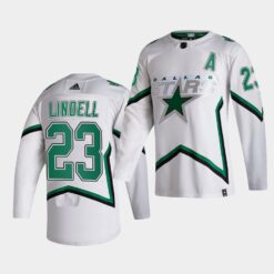 Dallas Stars Esa Lindell Reverse White Special Edition Jersey