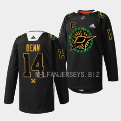 Dallas Stars Jamie Benn 2023 Black History Night Black Jersey