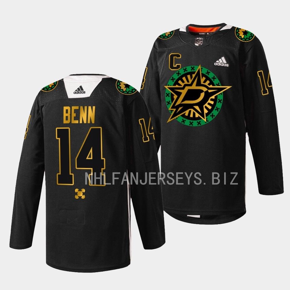 Dallas Stars Jamie Benn 2023 Black History Night Black Jersey Dallas Stars Jamie Benn 2023 Black History Night Black Jersey