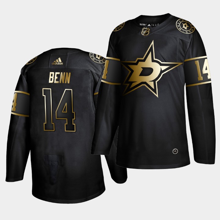 Dallas Stars Jamie Benn Golden Edition Black Jersey Dallas Stars Jamie Benn Golden Edition Black Jersey