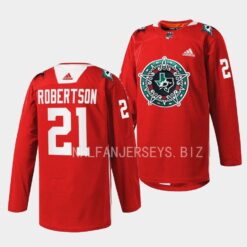 Dallas Stars Jason Robertson 2023 Noche Mexicana Red Jersey