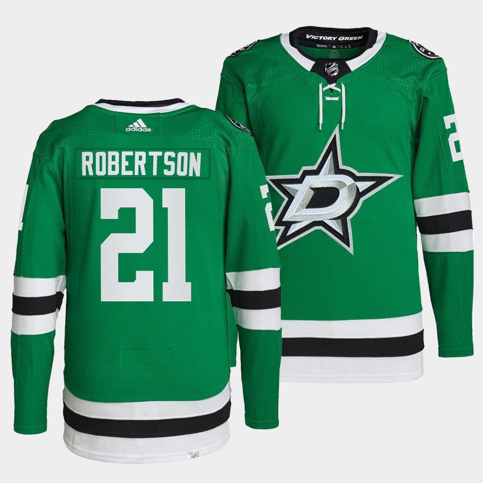 Dallas Stars Jason Robertson Home Green Jersey Dallas Stars Jason Robertson Home Green Jersey