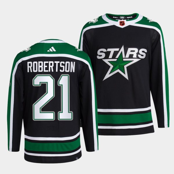 Dallas Stars Jason Robertson Reverse Black Jersey Dallas Stars Jason Robertson Reverse Black Jersey