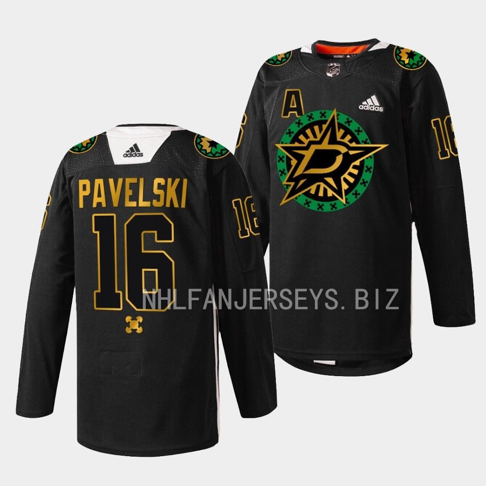 Dallas Stars Joe Pavelski 2023 Black History Night Black Jersey Dallas Stars Joe Pavelski 2023 Black History Night Black Jersey