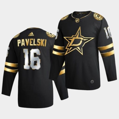 Dallas Stars Joe Pavelski Golden Limited Edition Black Jersey