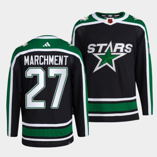 Dallas Stars Mason Marchment Reverse Black Jersey