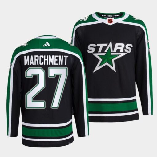 Dallas Stars Mason Marchment Reverse Black Jersey