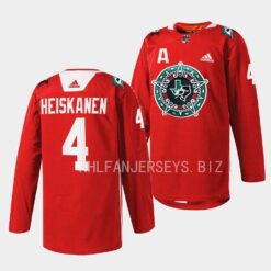 Dallas Stars Miro Heiskanen 2023 Noche Mexicana Red Jersey