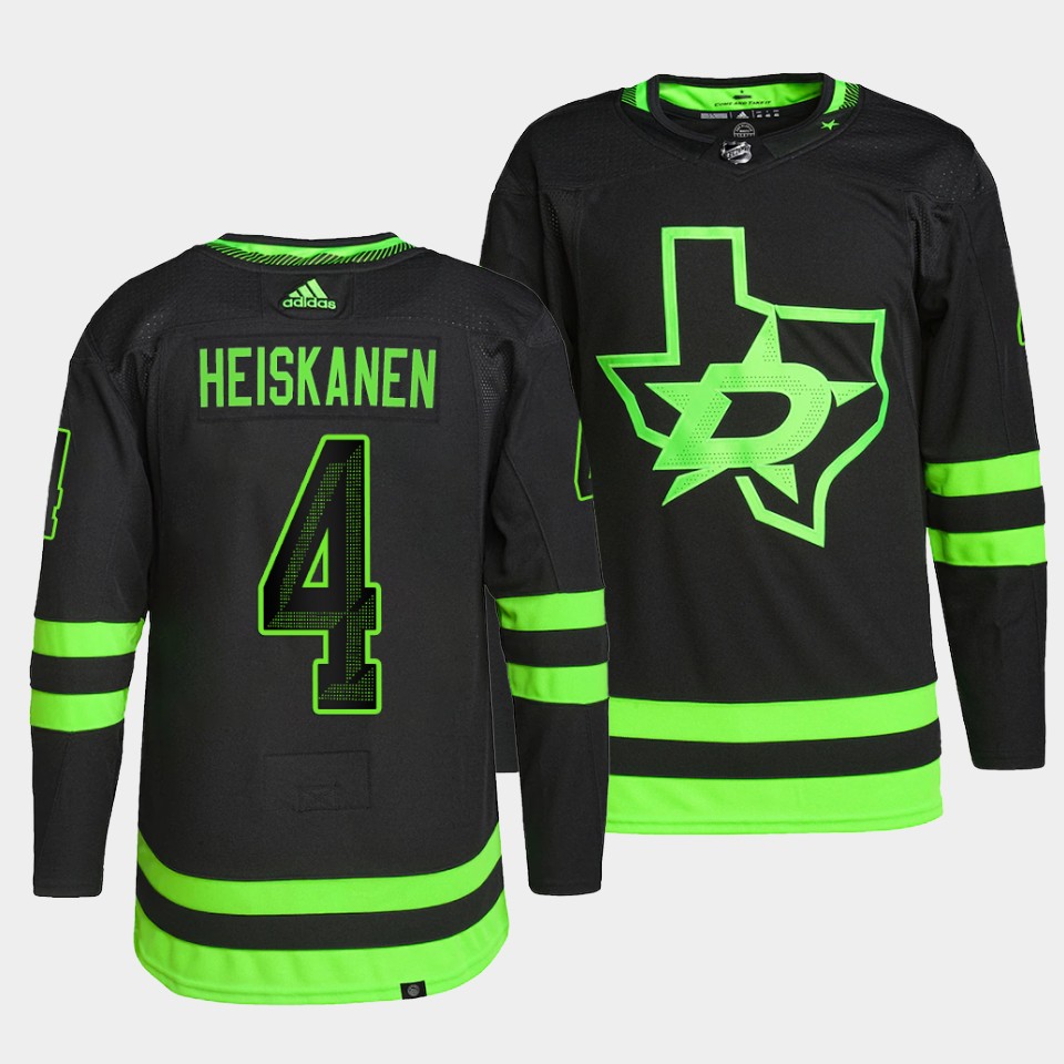 Dallas Stars Miro Heiskanen Alternate Black Jersey Dallas Stars Miro Heiskanen Alternate Black Jersey