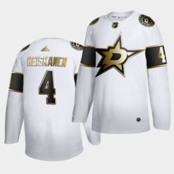 Dallas Stars Miro Heiskanen Golden Edition White Limited Jersey