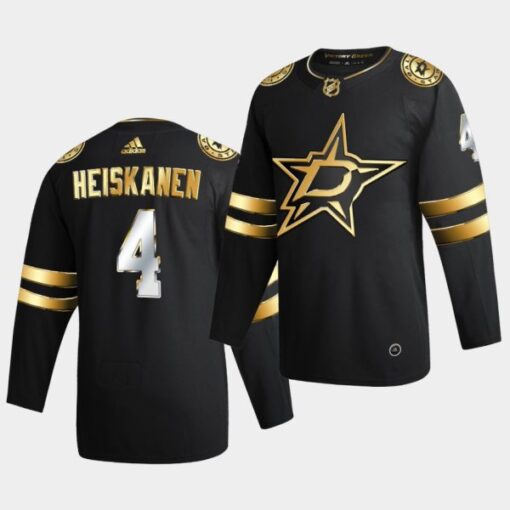 Dallas Stars Miro Heiskanen Golden Limited Edition Black Jersey