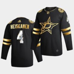 Dallas Stars Miro Heiskanen Golden Limited Edition Black Jersey