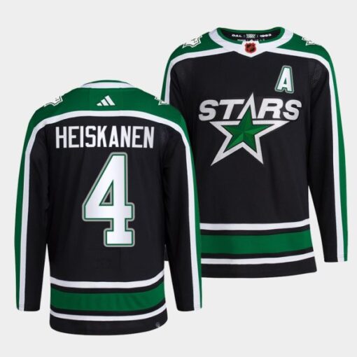 Dallas Stars Miro Heiskanen Reverse Black Jersey