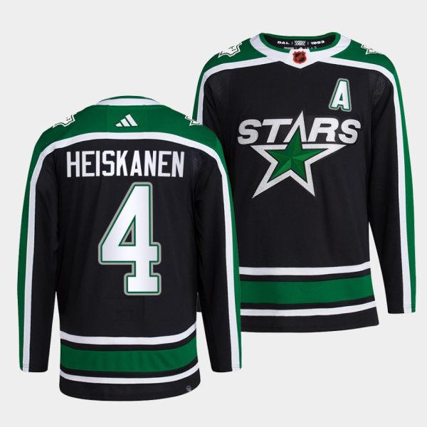 Dallas Stars Miro Heiskanen Reverse Black Jersey Dallas Stars Miro Heiskanen Reverse Black Jersey