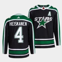 Dallas Stars Miro Heiskanen Reverse Black Jersey