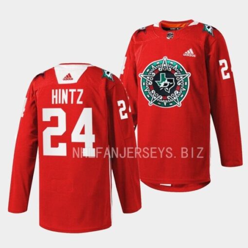 Dallas Stars Roope Hintz 2023 Noche Mexicana Red Jersey