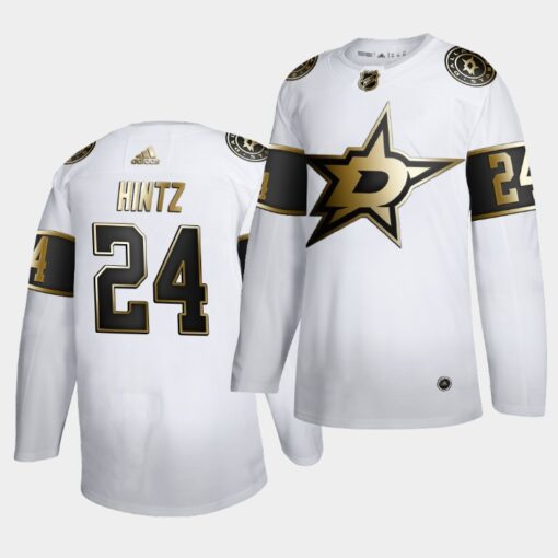 Dallas Stars Roope Hintz Golden Edition White Limited Jersey