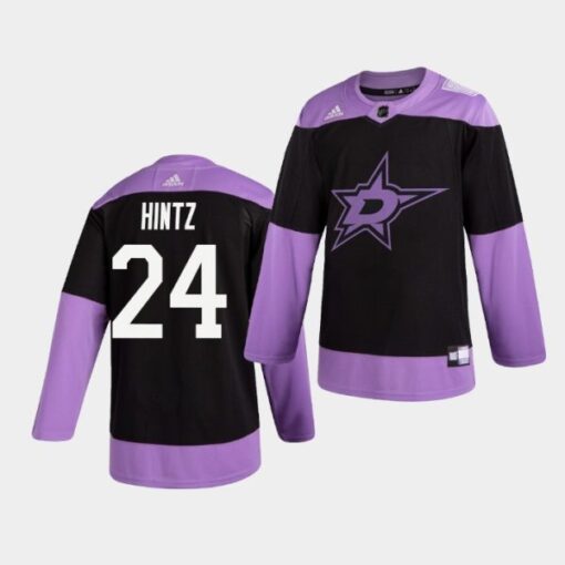 Dallas Stars Roope Hintz Hockey Fights Cancer Practice Jersey