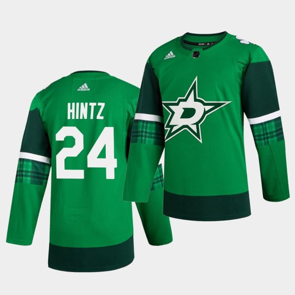 Dallas Stars Roope Hintz St. Patrick's Day Player Green Jersey Dallas Stars Roope Hintz St. Patrick's Day Player Green Jersey