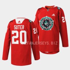Dallas Stars Ryan Suter 2023 Noche Mexicana Red Jersey