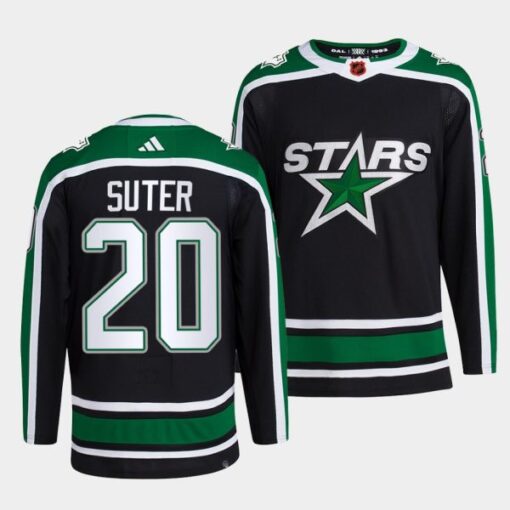 Dallas Stars Ryan Suter Reverse Black Jersey