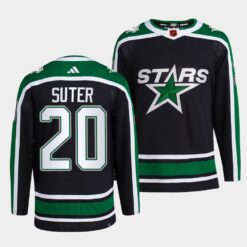 Dallas Stars Ryan Suter Reverse Black Jersey