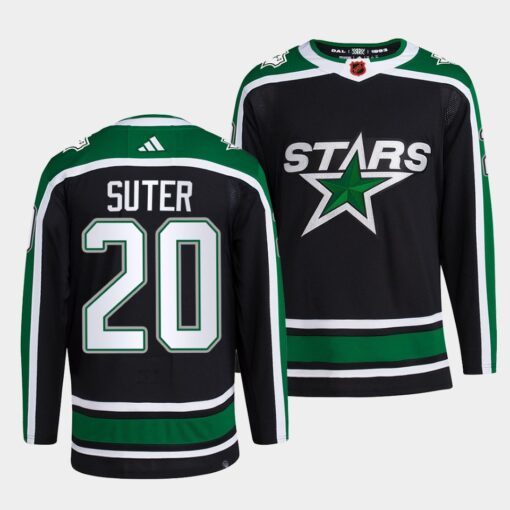 Dallas Stars Ryan Suter Reverse Black Jersey