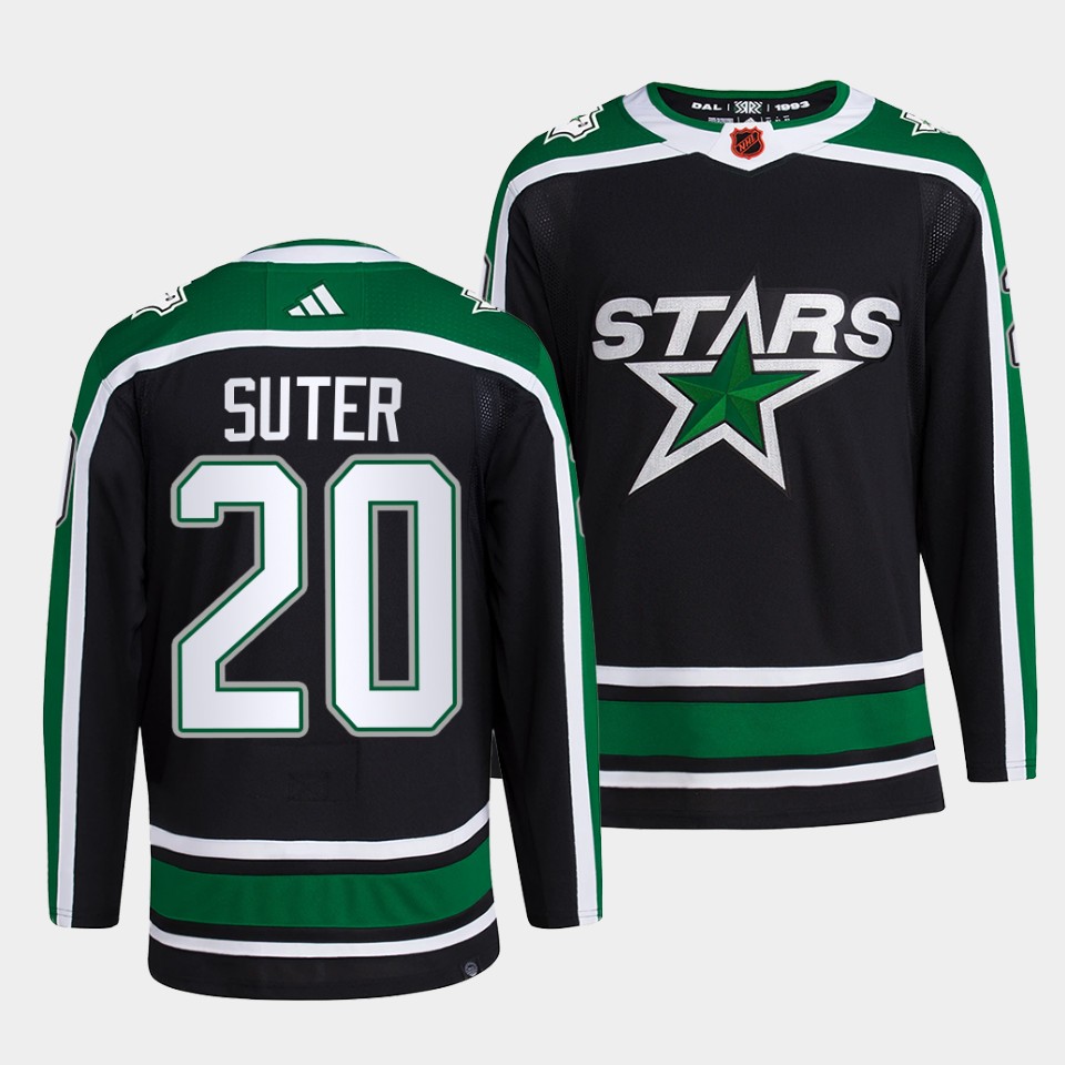 Dallas Stars Ryan Suter Reverse Black Jersey Dallas Stars Ryan Suter Reverse Black Jersey